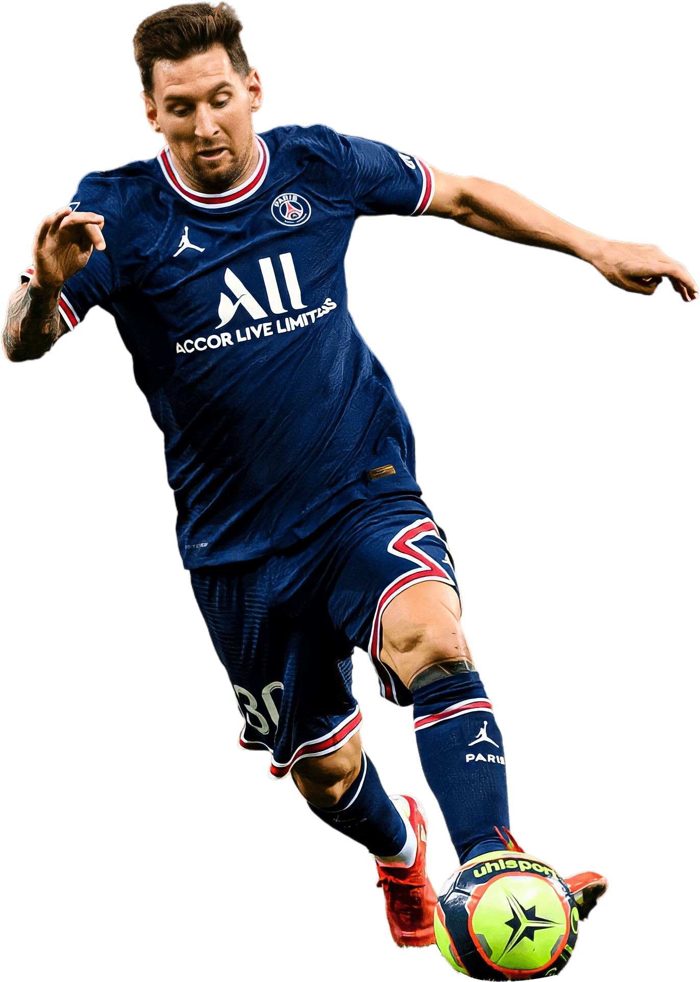 Lionel Messi football render - 81991 - FootyRenders