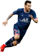 Lionel Messi football render