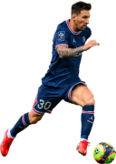 Lionel Messi football render