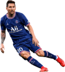 Lionel Messi football render