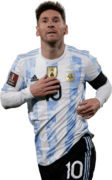 Lionel Messi football render