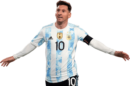 Lionel Messi football render