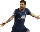 Lionel Messi football render