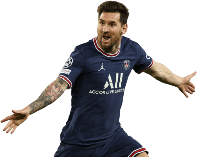 Lionel Messi Paris Saint-Germain football render - FootyRenders