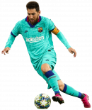 Lionel Messi football render