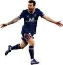 Lionel Messi football render