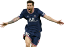 Lionel Messi football render