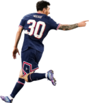 Lionel Messi football render