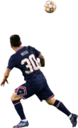 Lionel Messi football render