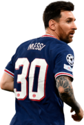 Lionel Messi football render