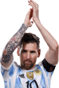 Lionel Messi football render