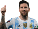 Lionel Messi football render