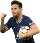 Lionel Messi football render