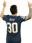 Lionel Messi football render