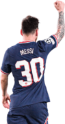 Lionel Messi football render