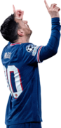 Lionel Messi football render