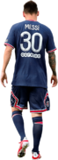 Lionel Messi football render