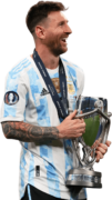 Lionel Messi football render