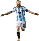 Lionel Messi football render