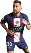 Lionel Messi football render