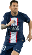 Lionel Messi football render