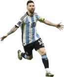 Lionel Messi football render