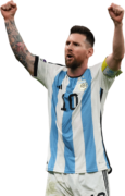 Lionel Messi football render