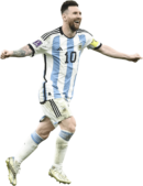 Lionel Messi football render