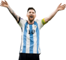 Lionel Messi football render