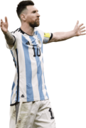 Lionel Messi football render