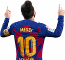 Lionel Messi football render