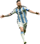 Lionel Messi football render