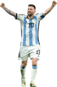 Lionel Messi football render