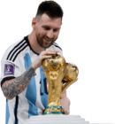 Lionel Messi football render