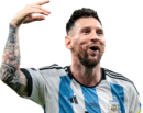 Lionel Messi football render