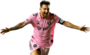 Lionel Messi football render