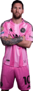 Lionel Messi football render