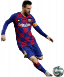 Lionel Messi football render