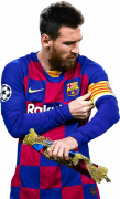 Lionel Messi football render