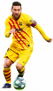 Lionel Messi football render