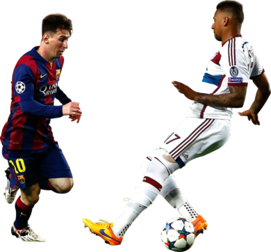 Lionel Messi & Jerome Boateng