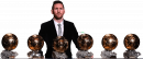 Lionel Messi Ballon d’Or football render