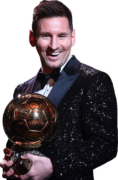 Lionel Messi Ballon d’Or 2021 football render