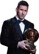 Lionel Messi Ballon d’Or 2021 football render