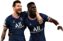 Lionel Messi & Idrissa Gueye football render