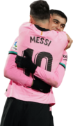 Lionel Messi & Pedri football render