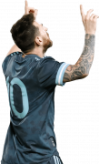 Lionel Messi football render