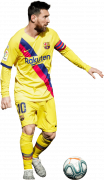 Lionel Messi football render