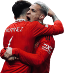 Lisandro Martínez & Antony football render