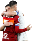 Lorenzo Pellegrini & Andrea Belotti football render